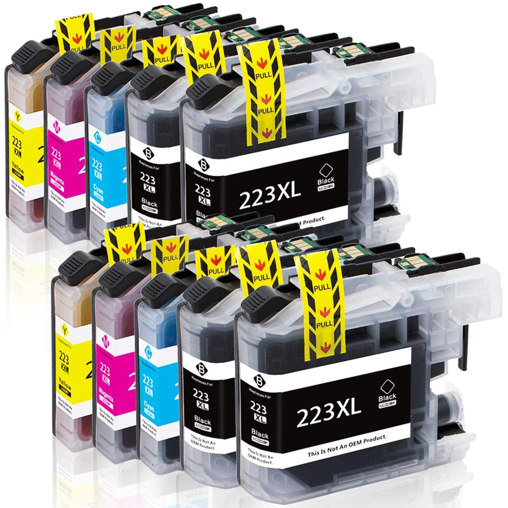 10x Druckerpatronen XXL für Brother MFC-J480DW MFC-J4620DW LC221 LC223 LC225 XL | eBay
