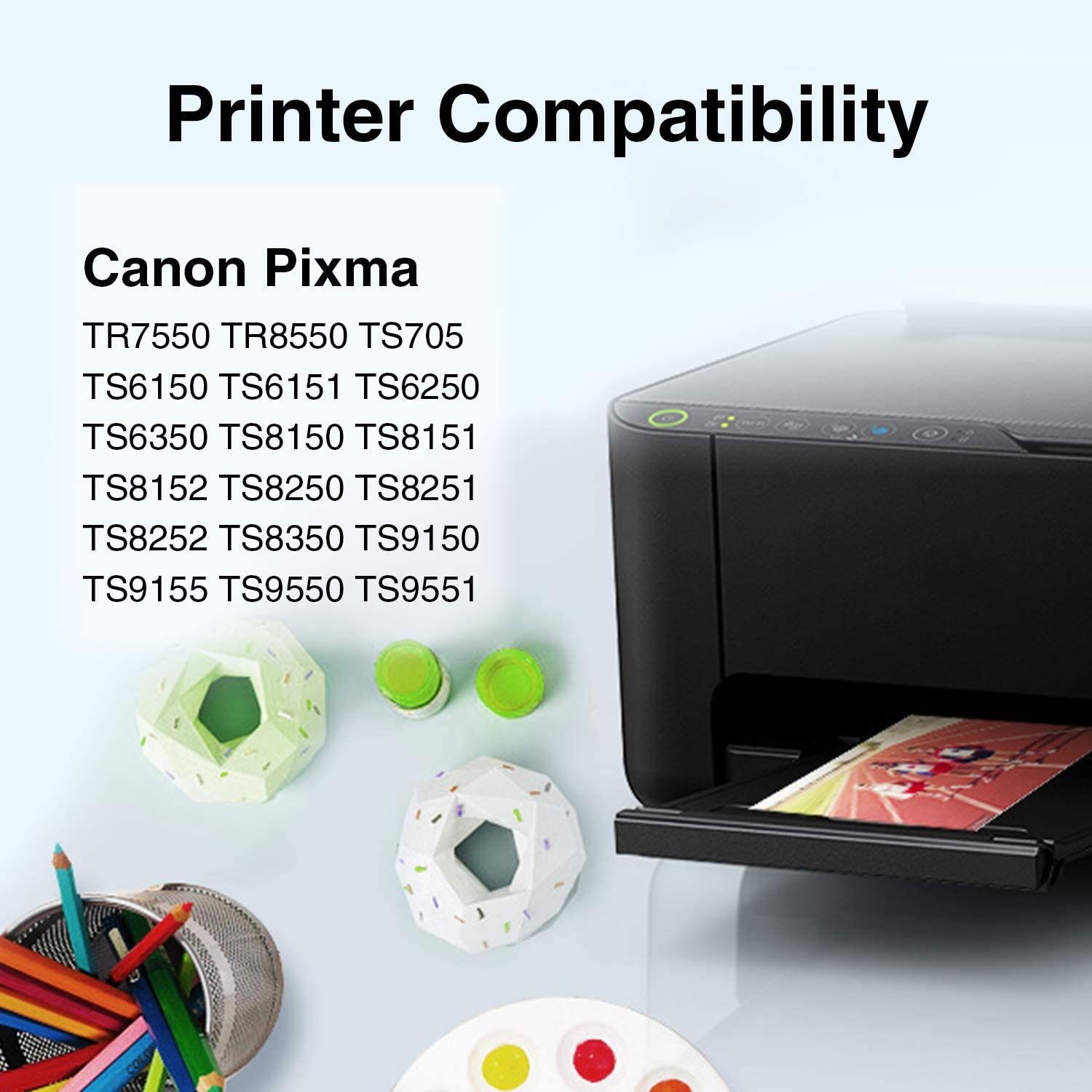 Tintenpatronen für Canon PGI 580 CLI 581 XXL Pixma TS6150 ...