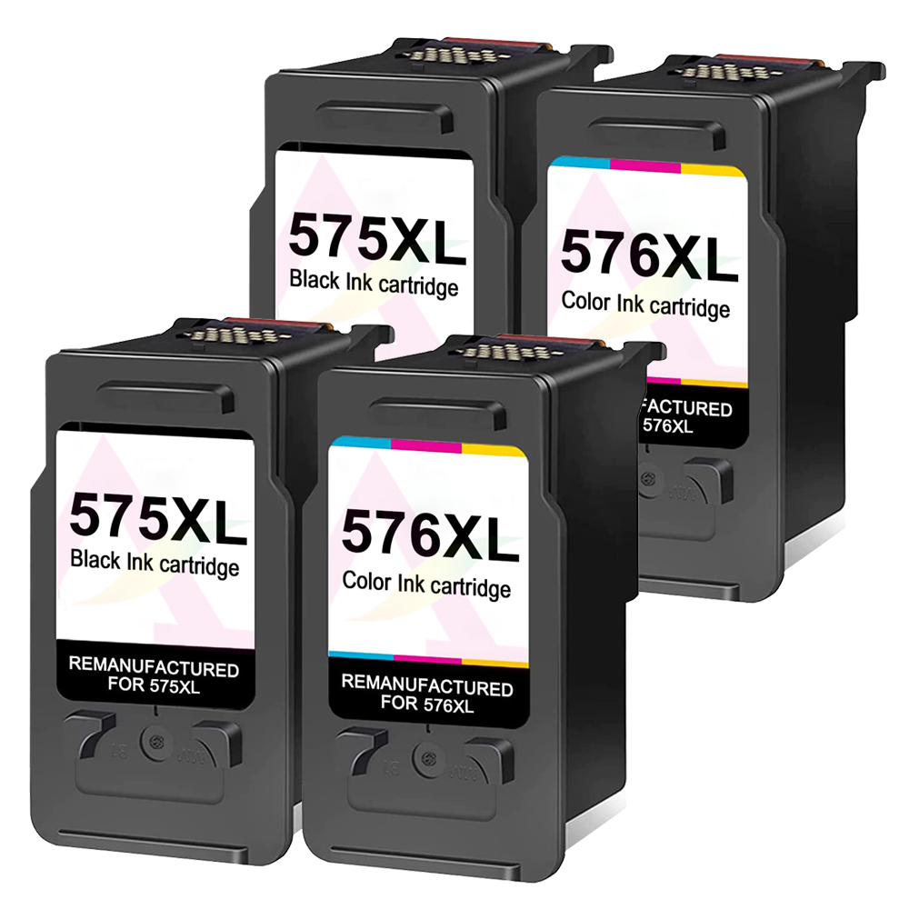 Cartucce 575XL Nero Compatibili Per Canon – 2 Pezzi PG-575XL, Alta Resa 400 Pagine, Chip Intelligente, Per Stampanti TS3550i, TR4750i E TR4751i