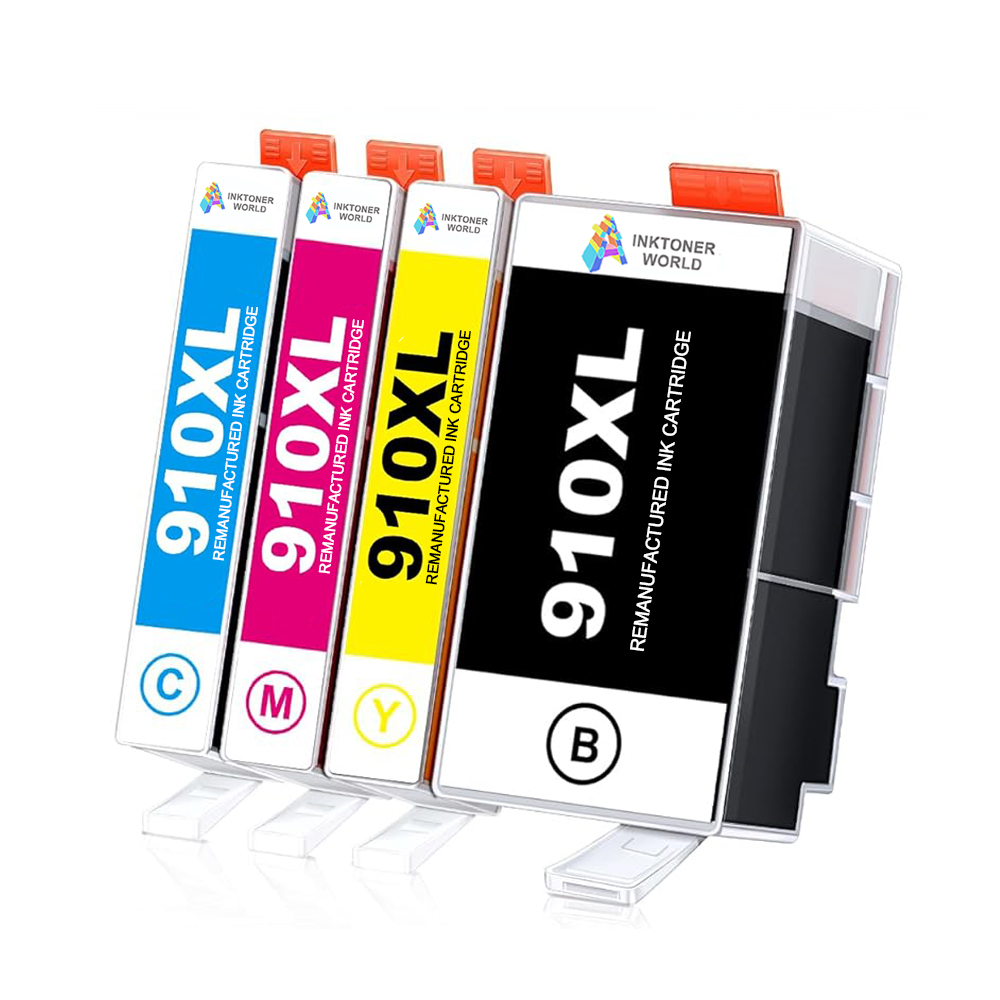 4 PK 910XL Ink Cartridge for HP OfficeJet 8018 8022 Pro 8020 8024 8025 8028 8035