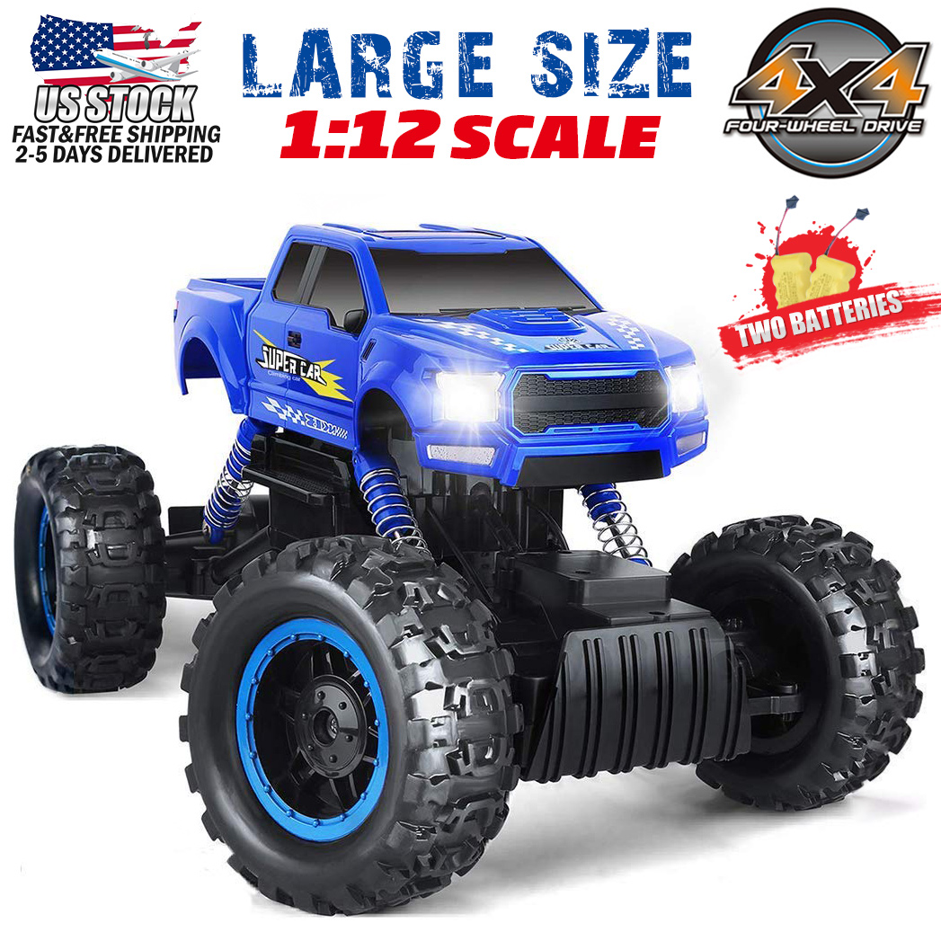 1:12 2.4G RC Climbing Car Rock Crawler Off-Road Remote Control Monster