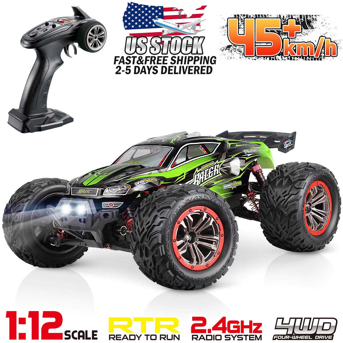 Hosim RC Monster Truck Car 112 4WD 2.4Ghz Offroad Remote