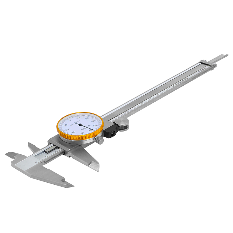 200 mm 0.02 mm Double Shock Dial Vernier Caliper Gauge Measuring Tool 5105-200