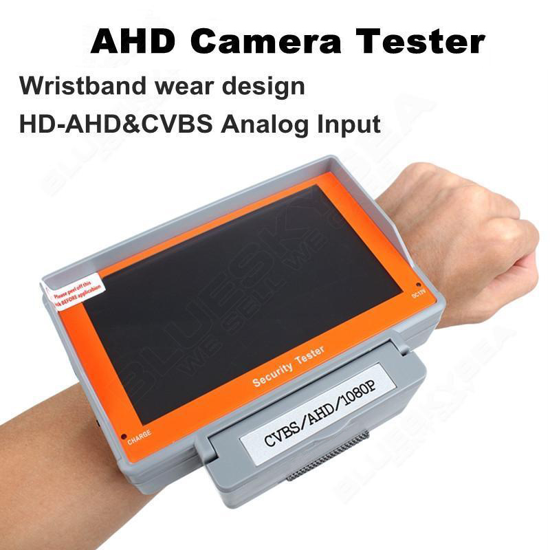 EYOYO Wristband 5/" 1080P HD-AHD CVBS CCTV Camera Monitor Tester DC 12V-Output