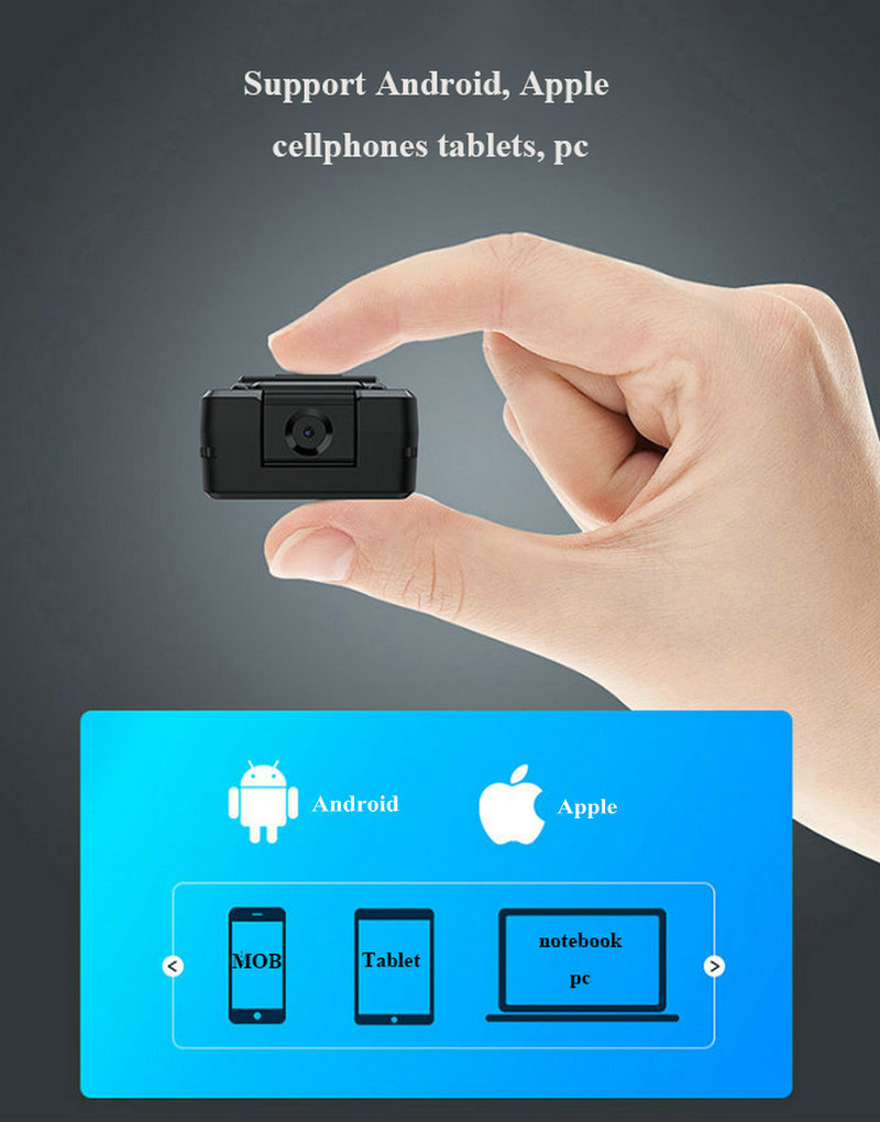 Full HD Spy Mini Camera Audio Video Recorder Night Vision Motion Sensor