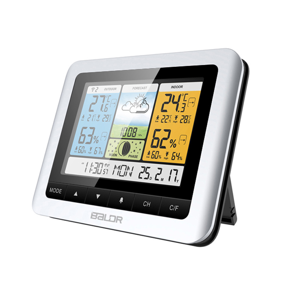 baldr indoor and outdoor temperature weather indicator
