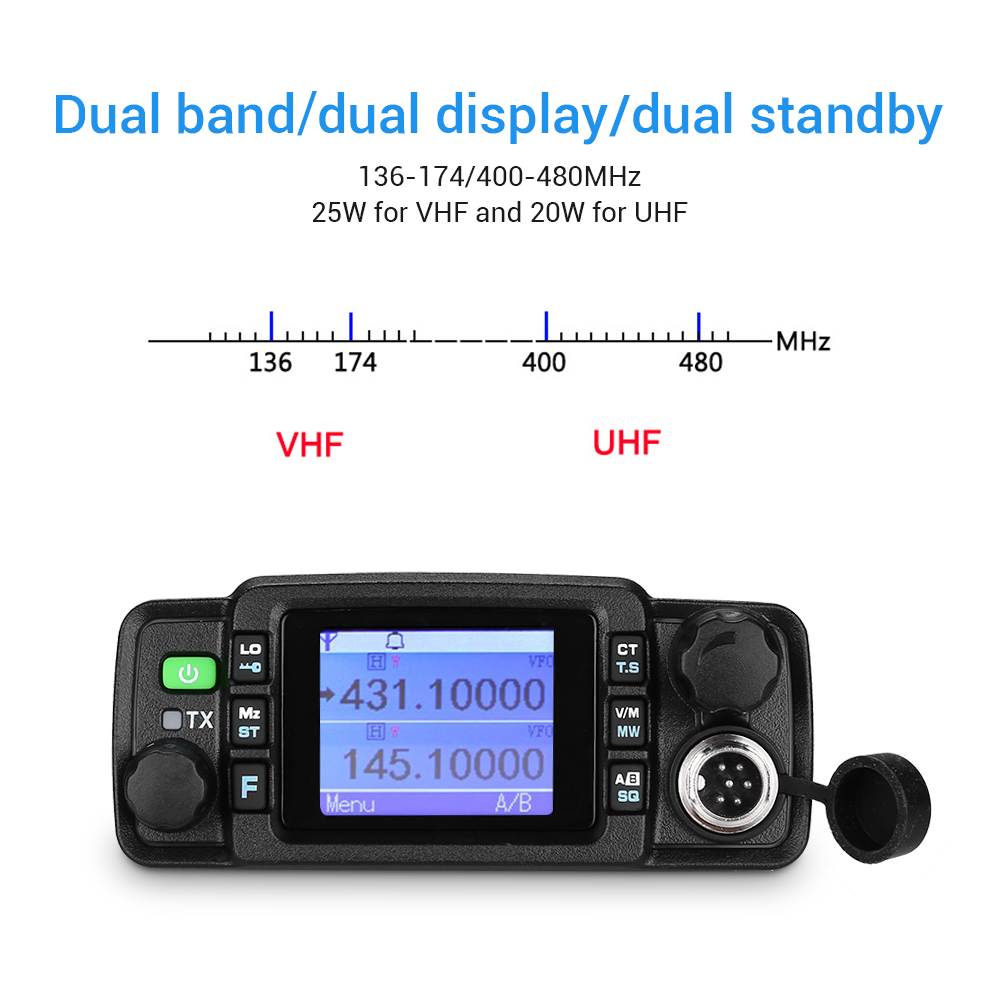 Купить Ham radio transceivers TH8600 TYT th/8600 25W Waterproof VHF/UHF Vehicle Mobile Radio