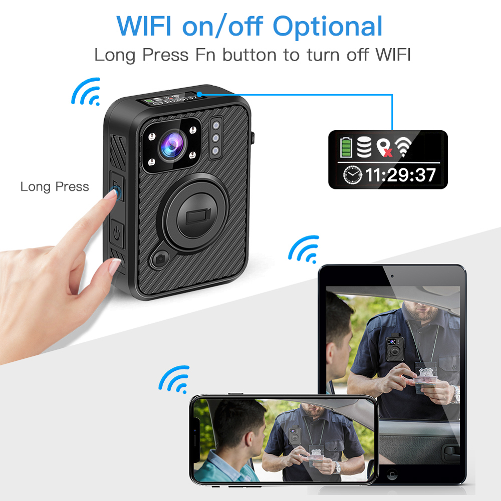 BOBLOV 1440P 2K Body Mounted Worn Camera WiFi Police Camera 10Hs Recording with GPS Night Vision Amba Latest H22 Technology BOBLOV 1440P 2K Body Mounted Worn Camera WiFi Police Camera 10Hs Recording with GPS Night Vision Amba Latest H22 Technology