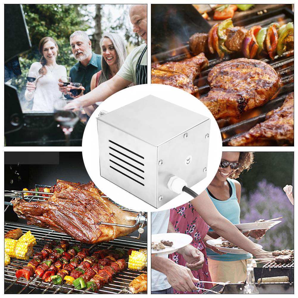 20 Watt 120 KG 110//220 V BBQ Motor Huhn Lamm Schwein Spieß Rotisserie Im Freien