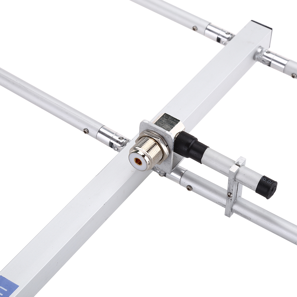 Handheld Aluminum UHF Female High Gain Yagi Antenna 430440MHz For 2