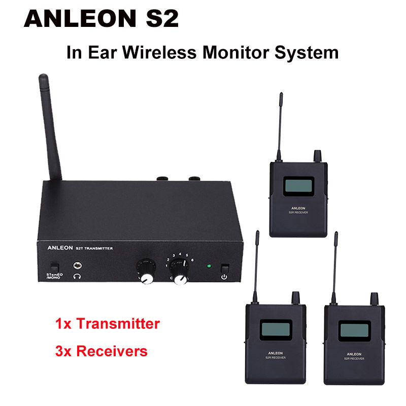 ANLEON S2 UHF Stereo Monitor System IEM In-ear Personal Receiver