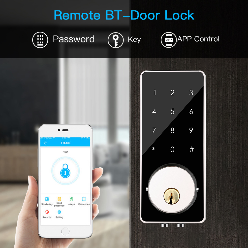 Bluetooth Turschloss Touchscreen Tastatur Keyless Entry Door