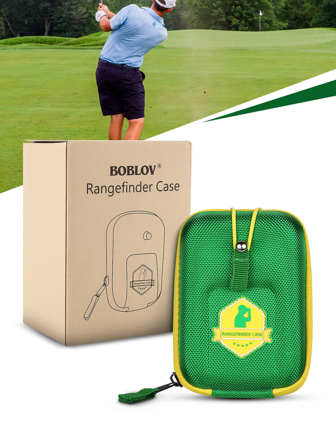 Golf Range Finder Hard Cover Carrying Bag Case Pouch for Bushnell