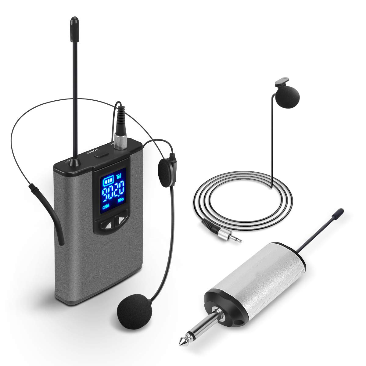 portable wireless microphone system