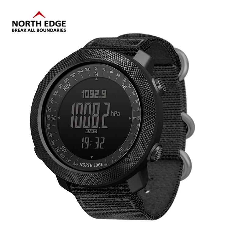 NORTH EDGE Mens Army Smart Watch Barometer Sports Watch Fit