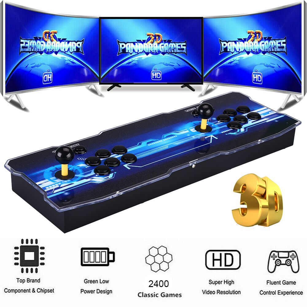 pandora 2 player gaming arcade console
