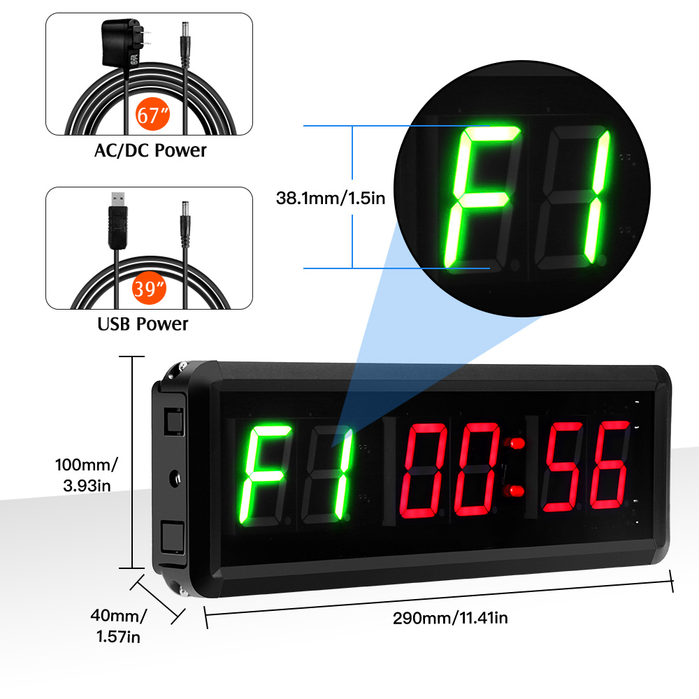 led stopwatch display