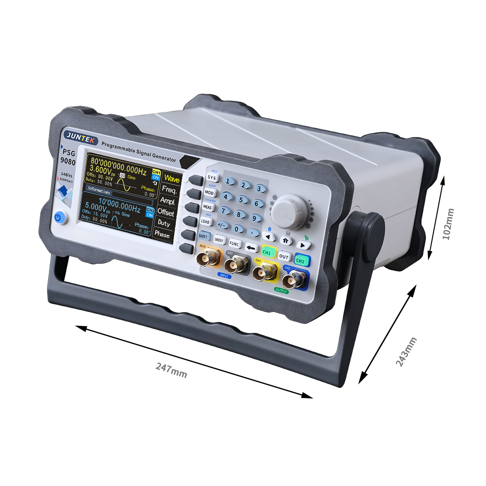 Psg9080 80mhz 2ch Grey Arbitary Wave Signal Generator With 64k Color Lcd Display Ebay