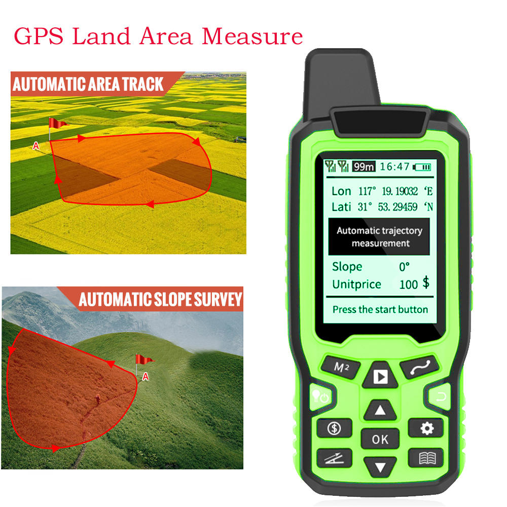 land area measurement using gps