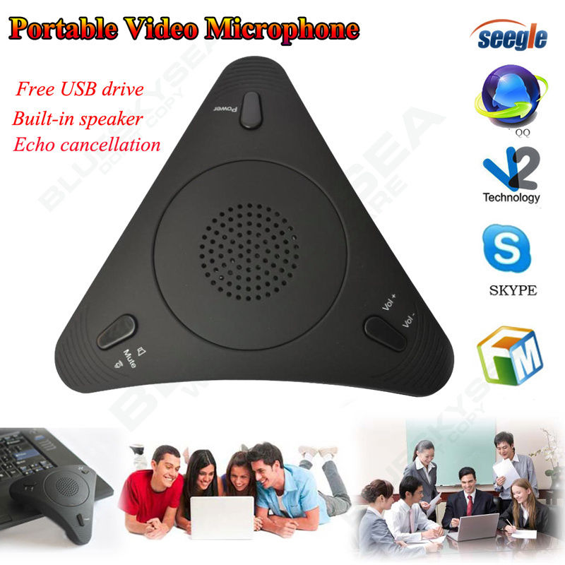 EYOYO USB Microphone 3.5mm Vidéo Audio Voix DSP Micro sans fil