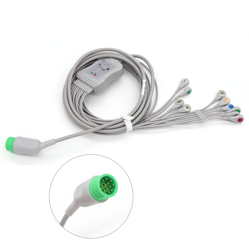 Cable ECG De Una Sola Pieza Con 3 Cables, Clip Par... – Grandado