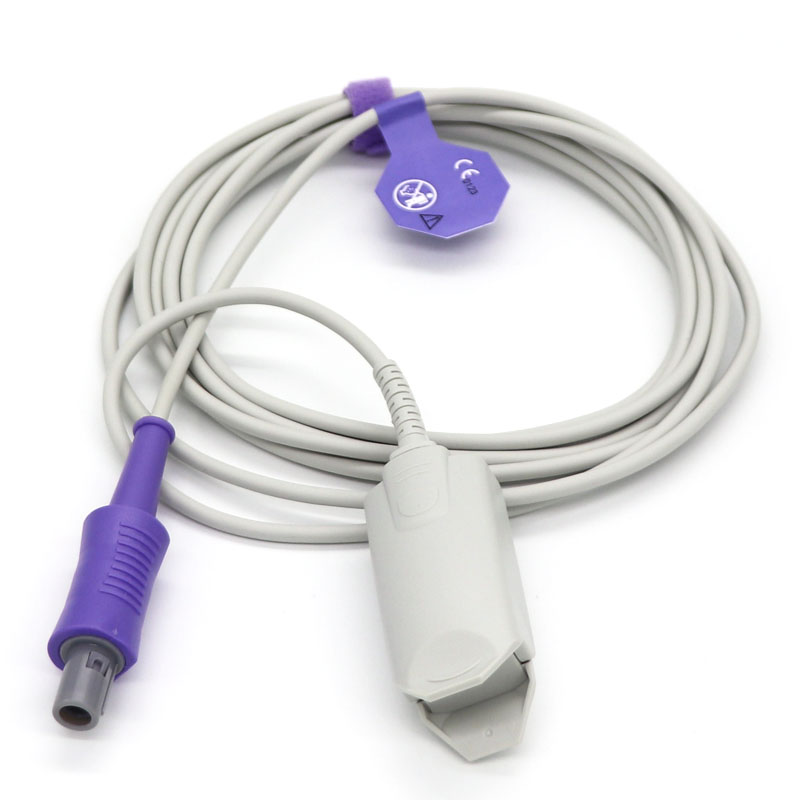 thumbnail image 2 of 3m 6-Pin Adult Finger Clip SpO2 Sensor Cable For EDAN IM8 IM9 IM50 IM60 IM70 M80 M9 2 of 3