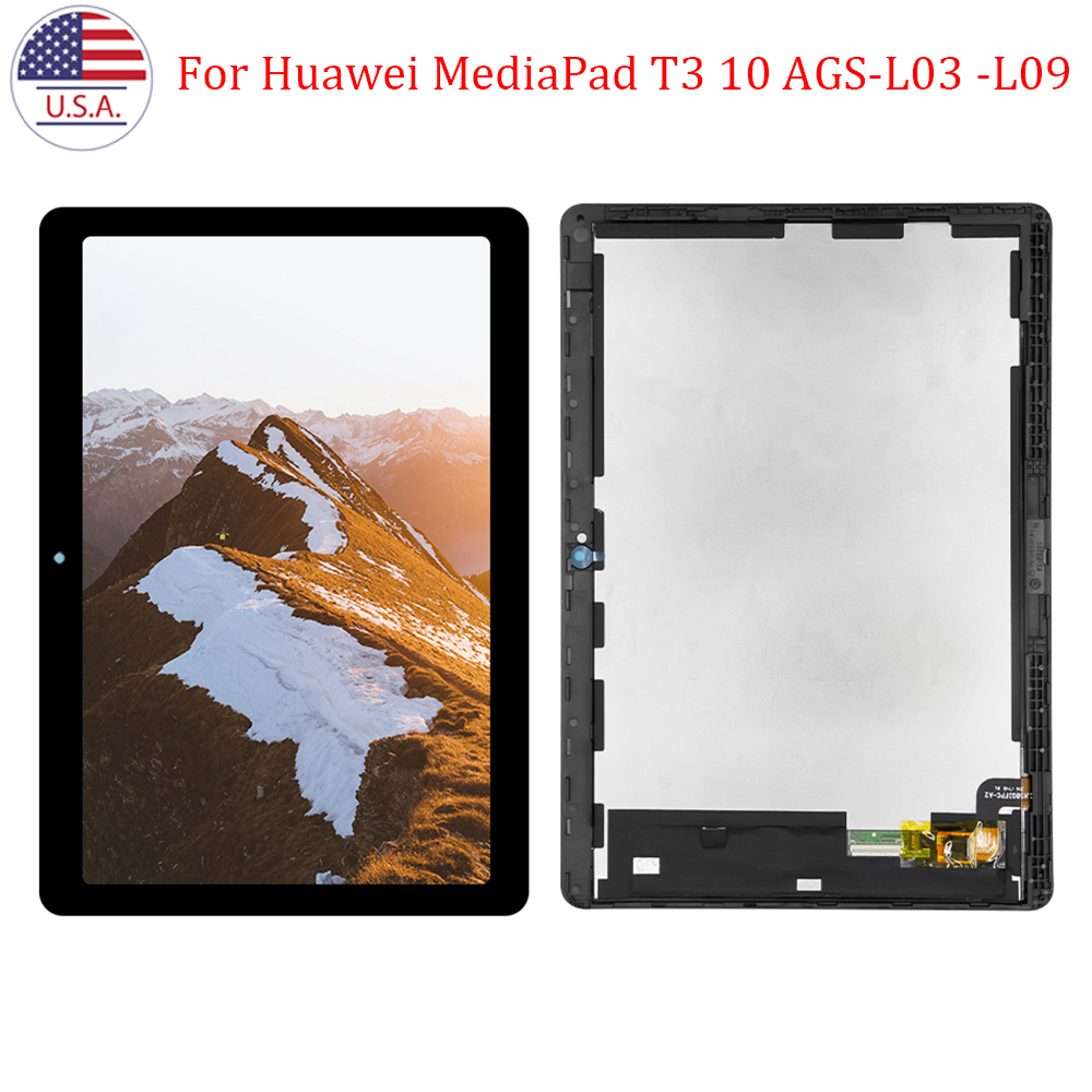 Test LCD Display For Huawei MediaPad T3 T5 10 AGS-L03 AGS-L09 AGS-W09  AGS2-L09 AGS2-W09 AGS2-L03 Touch Screen Digitizer Assembly