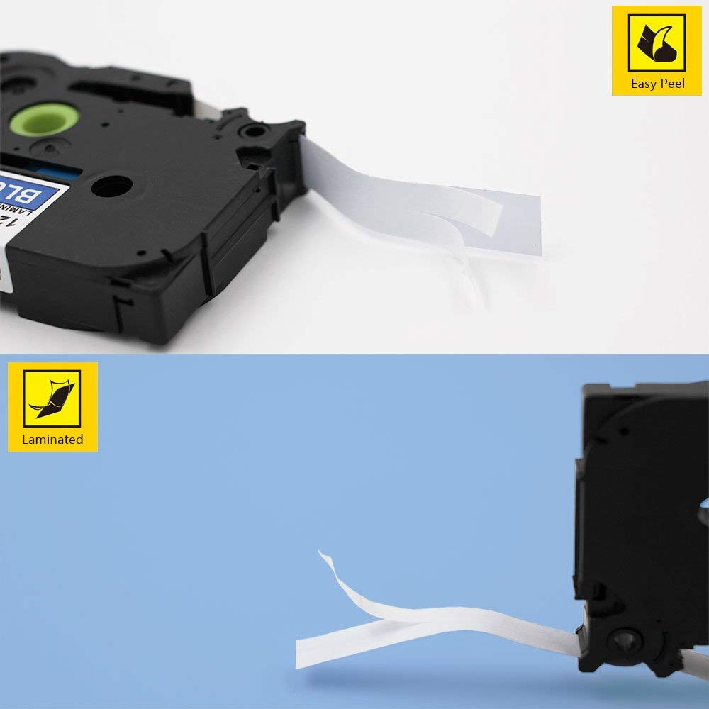 Black on Clear TZ 151 Label Tape Compatible Brother TZe-151 P-touch 24mm 26.2ft