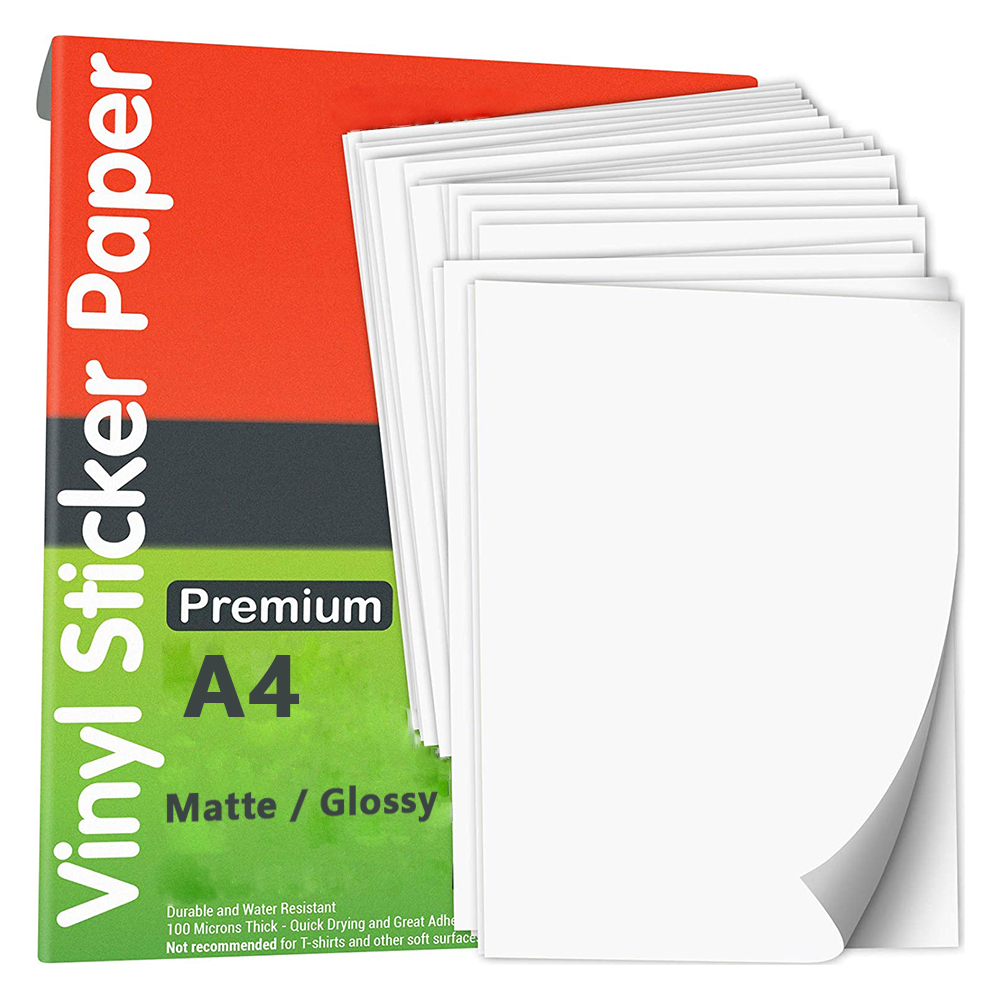  HTVRONT Printable Vinyl Sticker Paper - 15 Sheets
