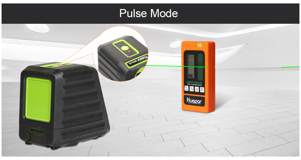 Huepar Self leveling Green Laser Level Box1G 150ft 45m Cross Line