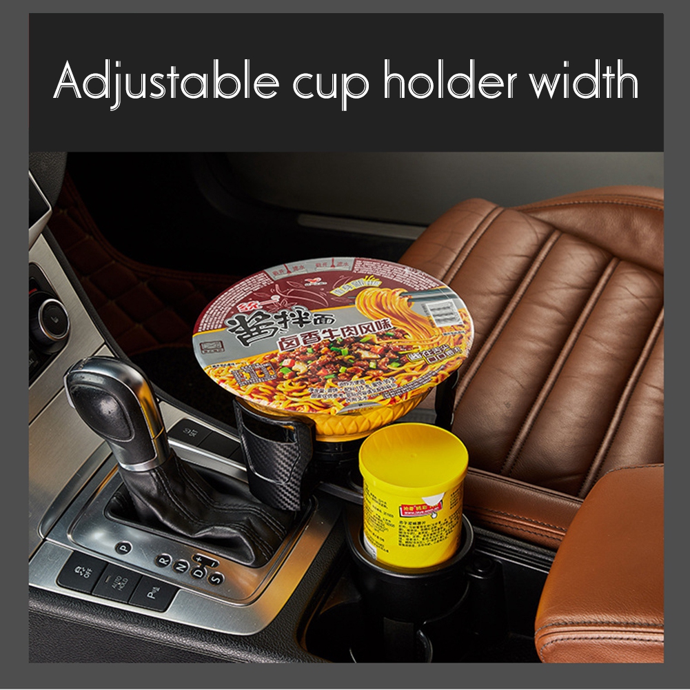 Auto 2 in 1 Dual Cup Mount Extender Holder 360°Rotating ...