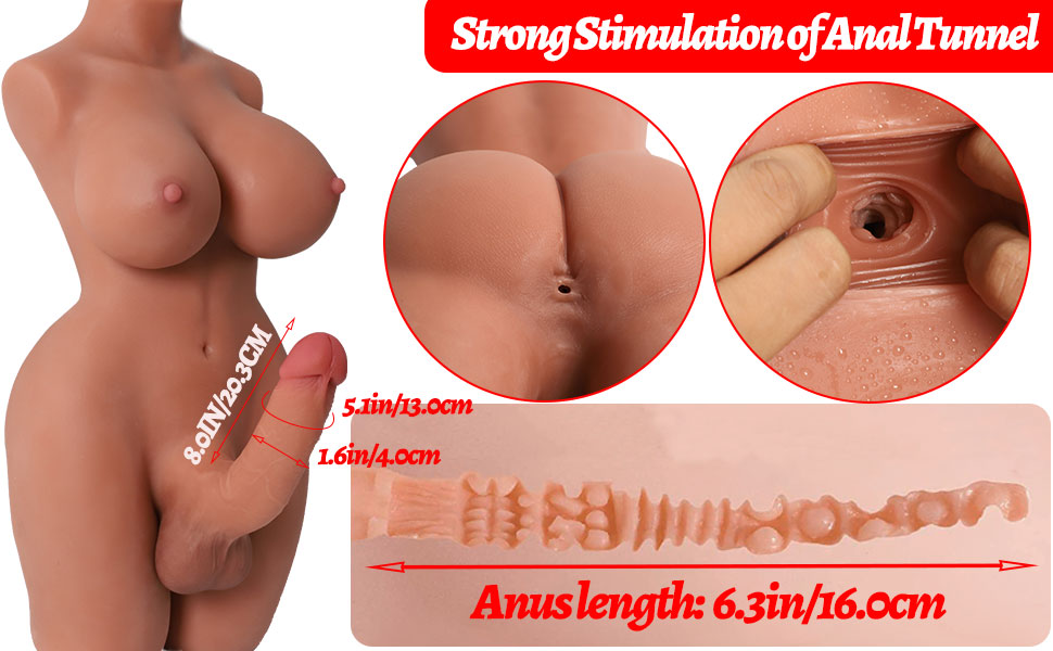 Half Body Male Sex Doll Silicone Love Doll for Men Gay&Women With Big Penis  | eBay