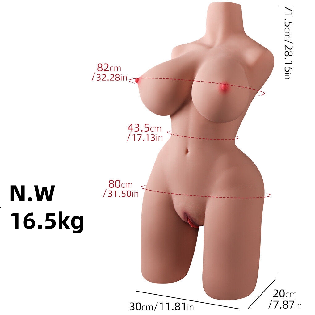 BBW Real TPE Sex Doll Full Body Silicone Adult Toy For Men L-Size Sex Toys  38lb