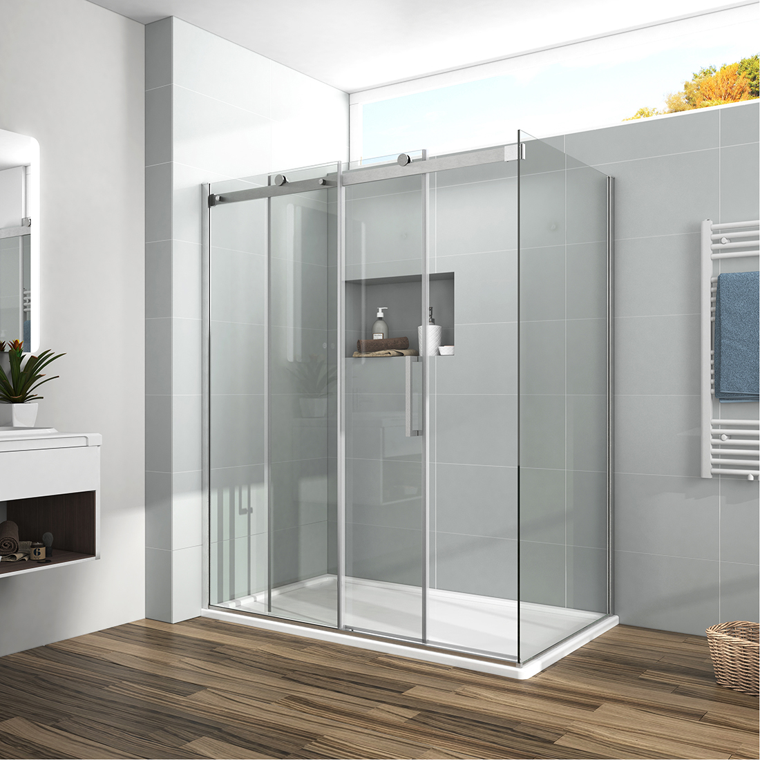 acrylic shower wall surrounds