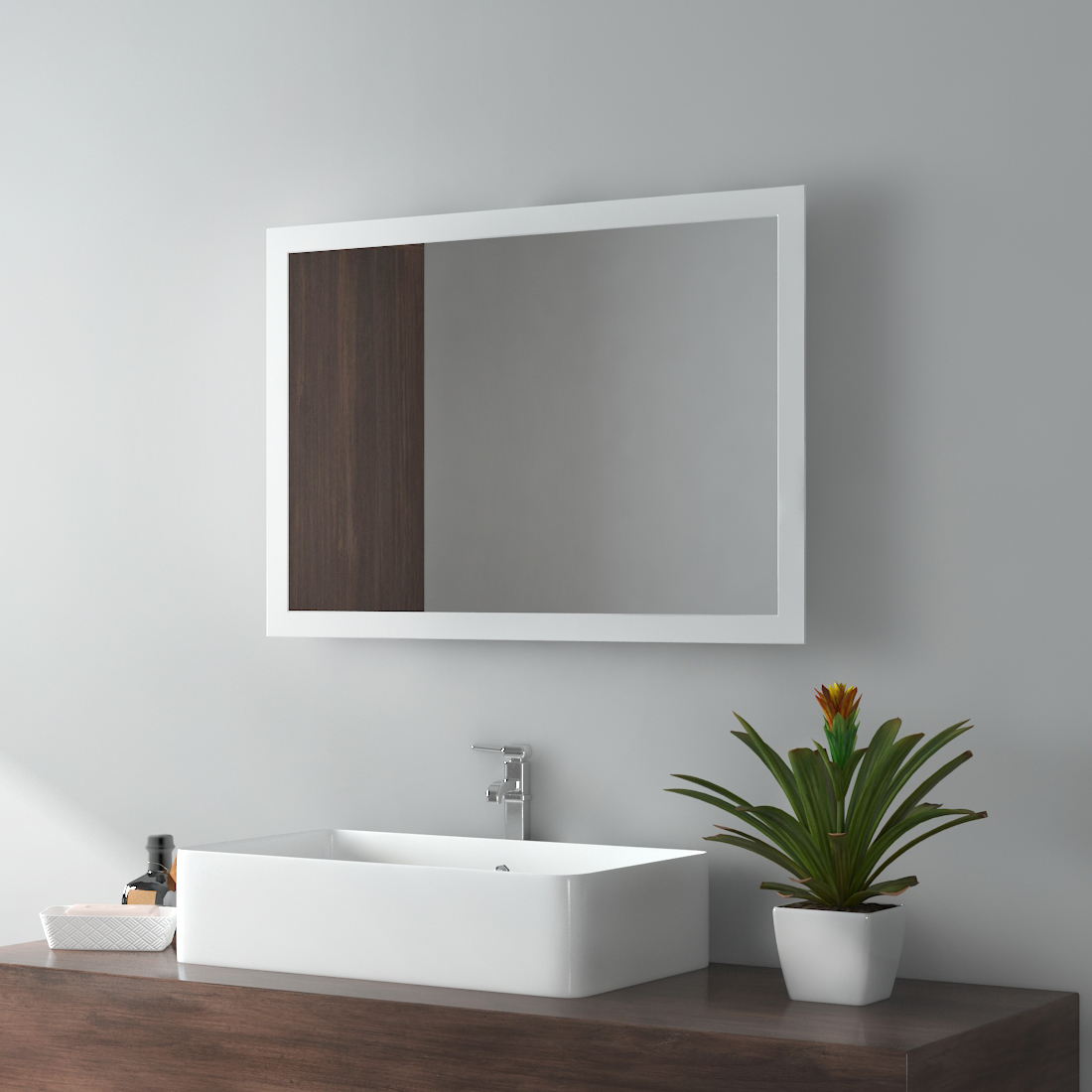 LED Spiegel 50x70 Badezimmerspiegel Lichtspiegel Badspiegel Mit