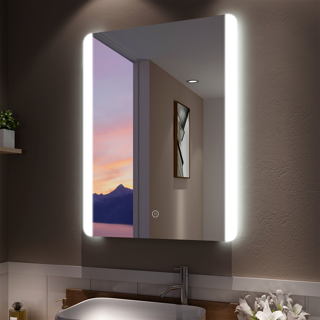 light up vanity wall mirror