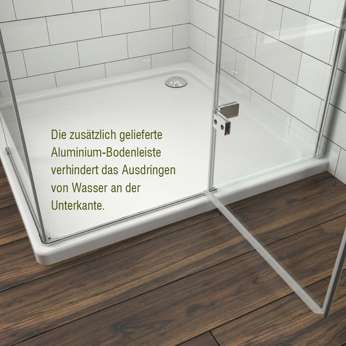 Duschkabine Eckeinstieg 100x100/100x120/120x120 cm ...
