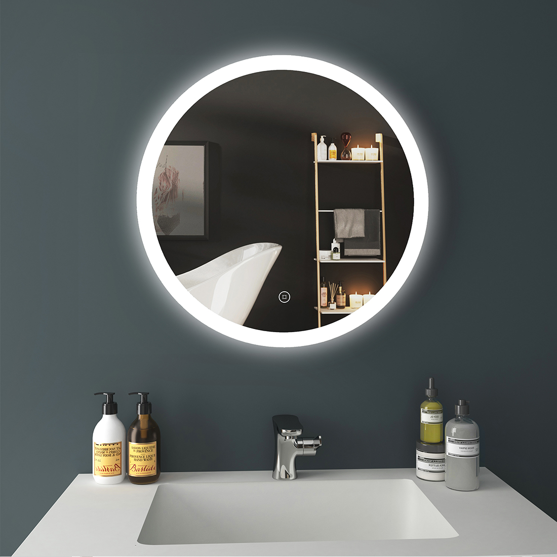 Wandspiegel Badezimmerspiegel LED Badspiegel mit Beleuchtung Spiegel