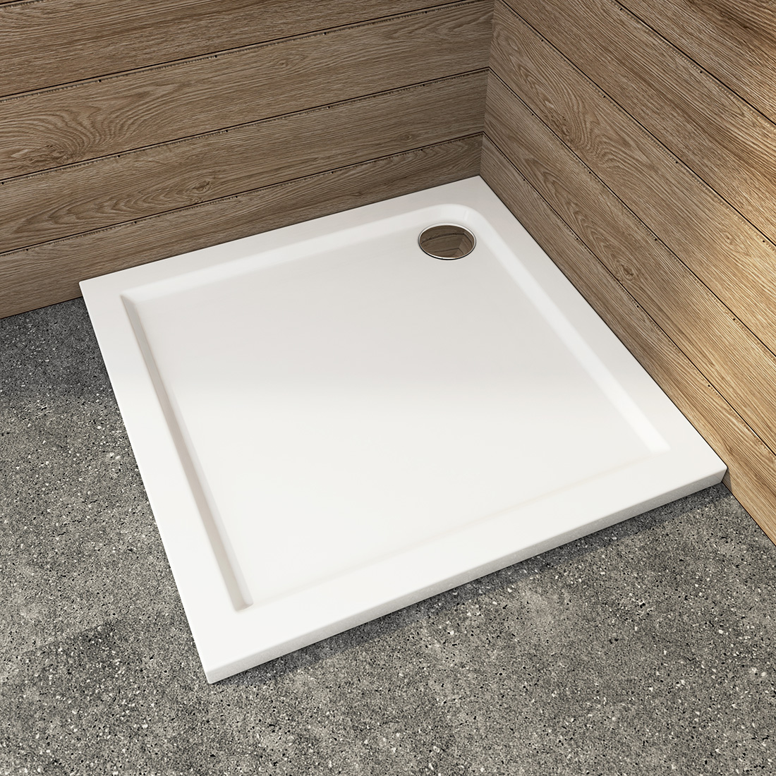 Duschtasse flach Duschwanne Dusche Brausewanne 70x90 90x90 120x90 ...