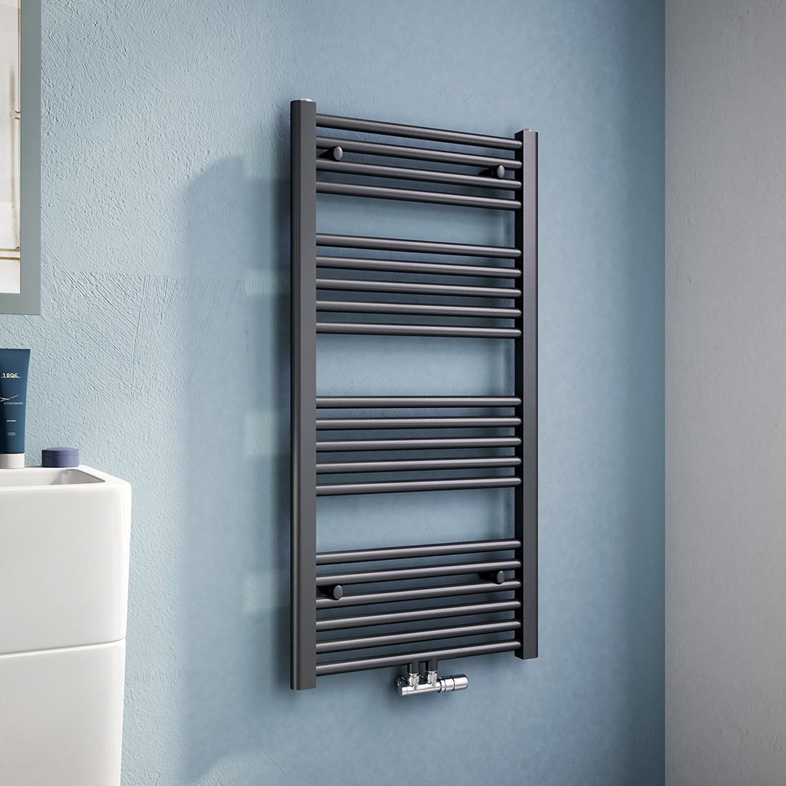 Badheizkörper Anthrazit Handtuchwärmer Badezimmer Heizung Heizkörper