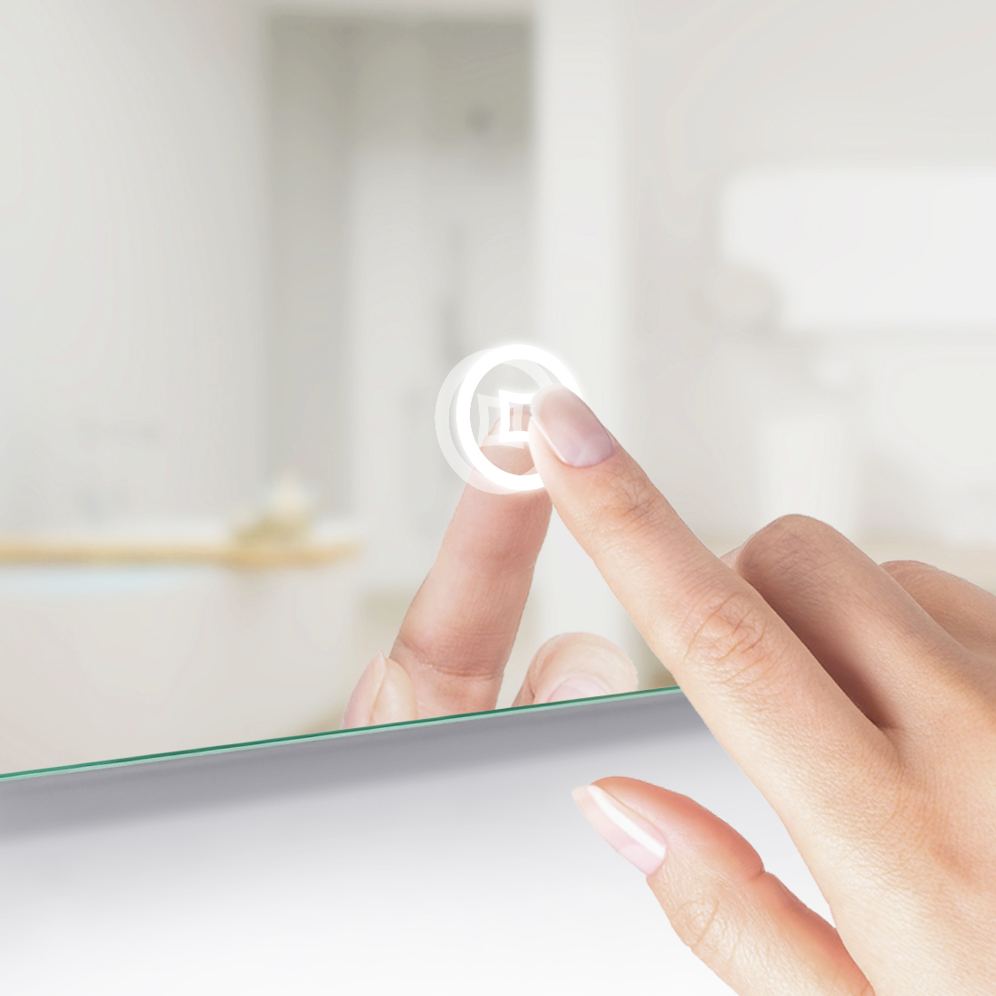 Badezimmerspiegel LED Beleuchtung Touch Spiegel Mit Bluetooth