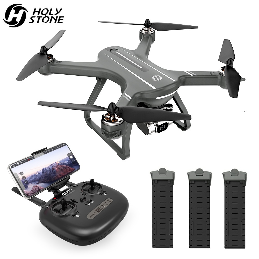 Holy Stone HS700 2K GPS RC Drone HD Camera Brushless Selfie Quadcopter 2 Battery