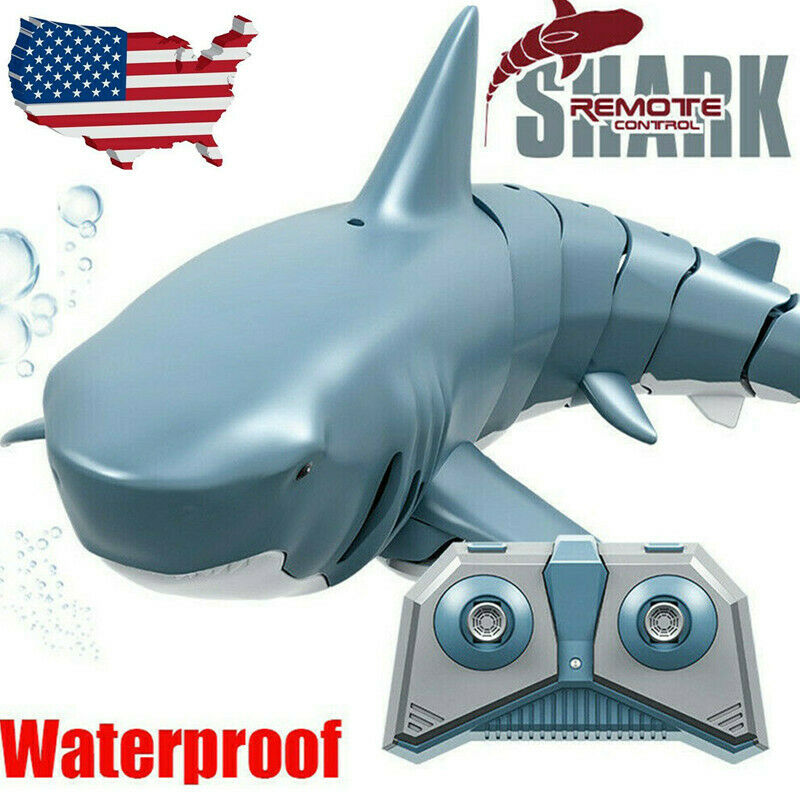 RC Remote Control Shark Toy High Simulation Shark for Swimming Pool ...