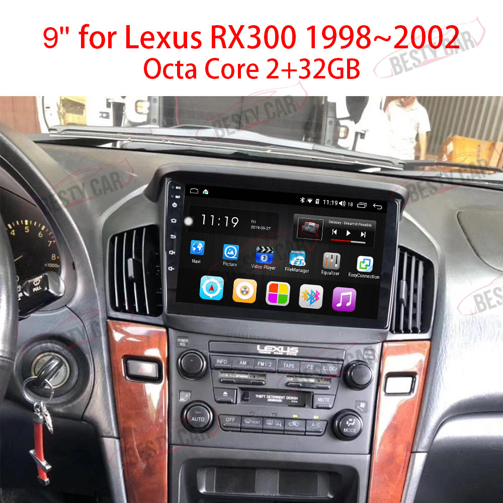 9" Android 9.1 Car Stereo Radio for Lexus RX300 2001 2002
