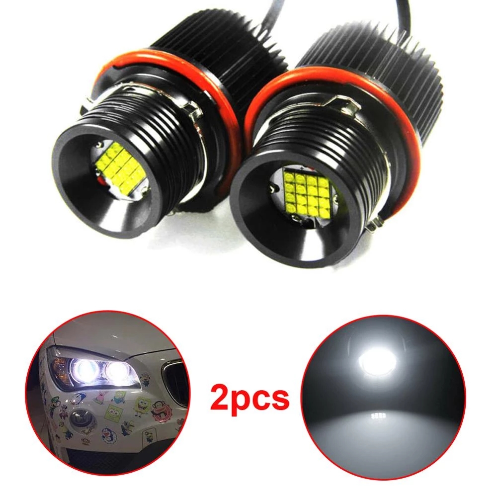 2 x LED Angel Eyes Marker 25W Rot für E39 E53 E60 E61 E64