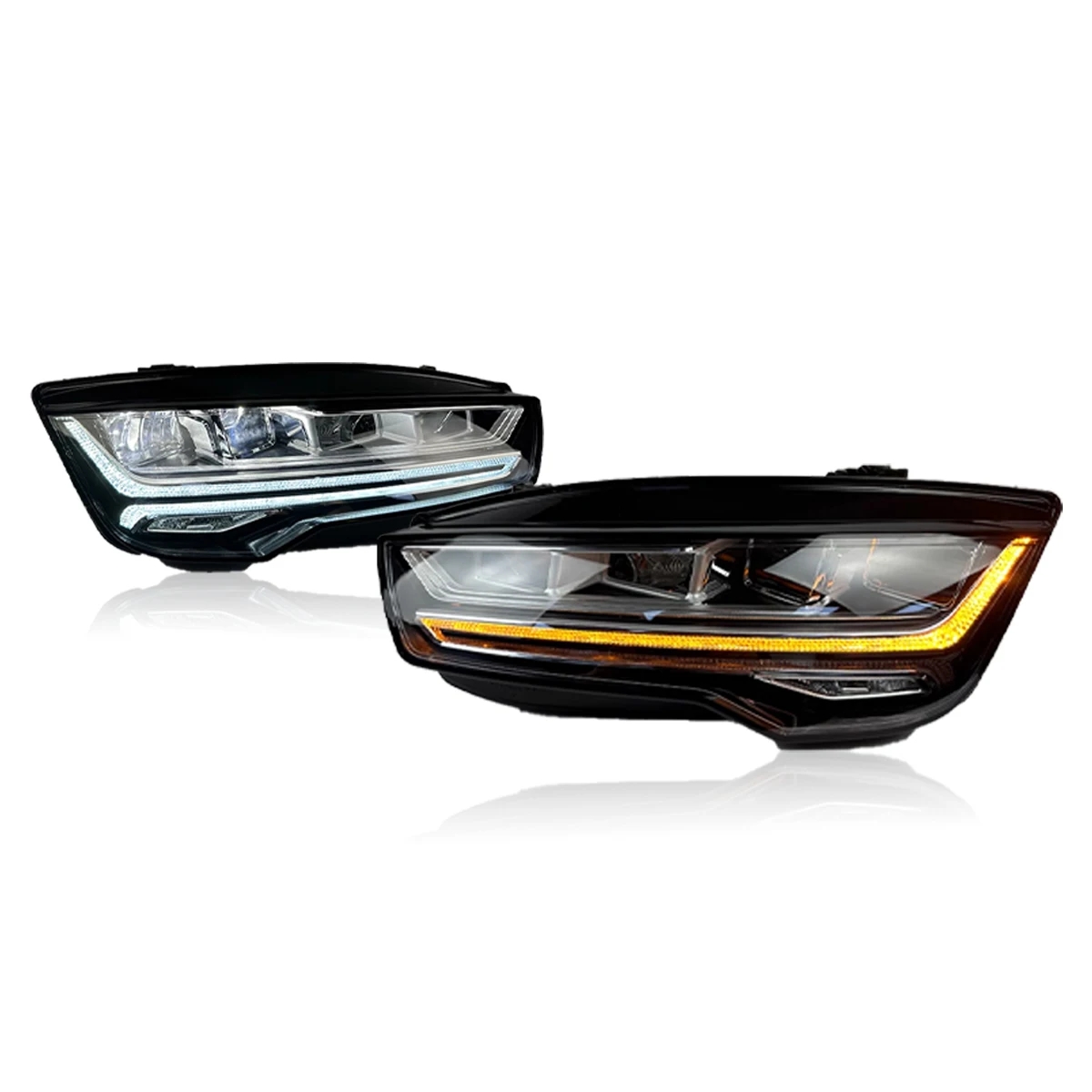 For Audi A7 2011-2017 LED Headlight Daytime Running Lights Dynamic