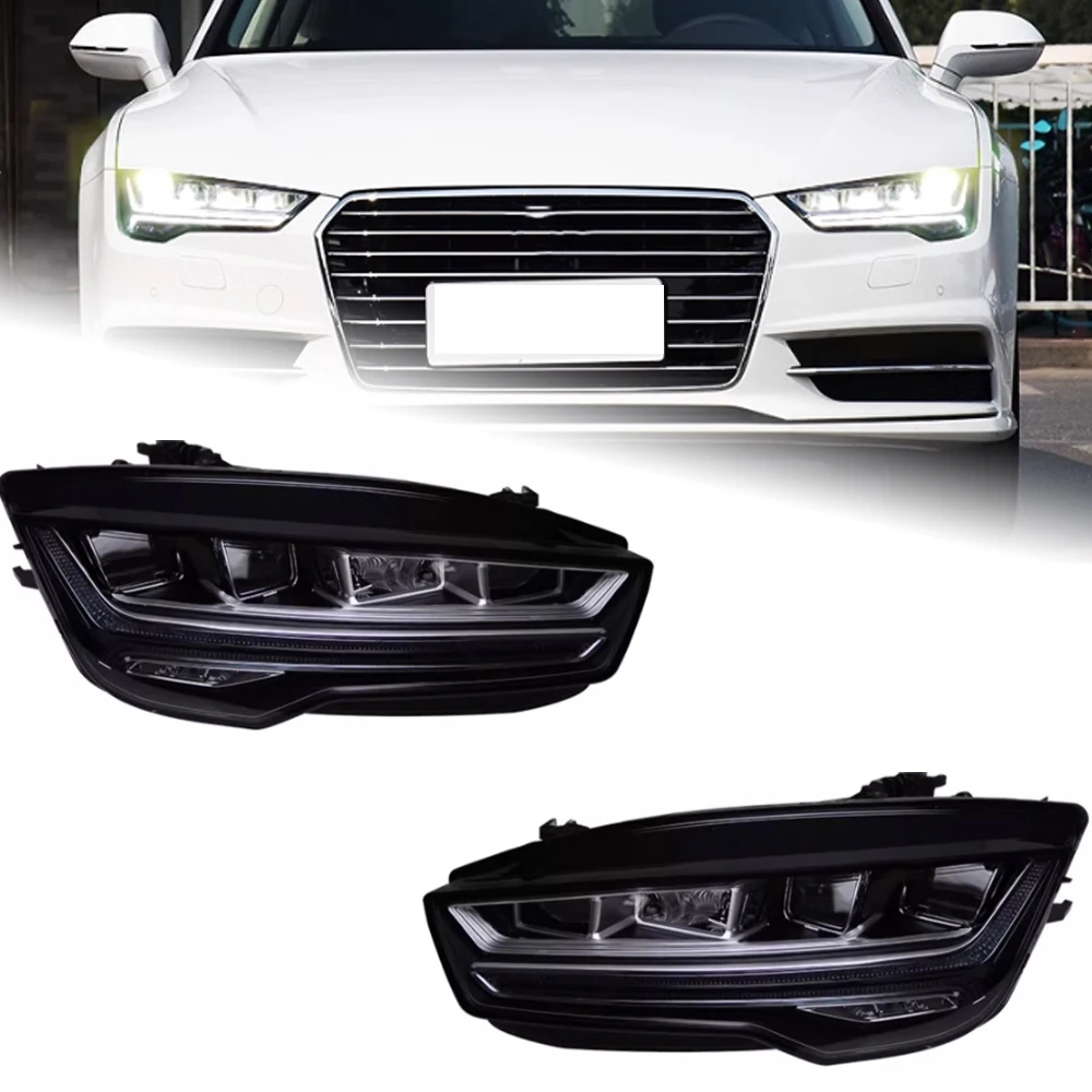 アウディ　A7 左ヘッドライト探してます。 For Audi A7 2011-2017 LED Headlight Daytime Running Lights Dynamic