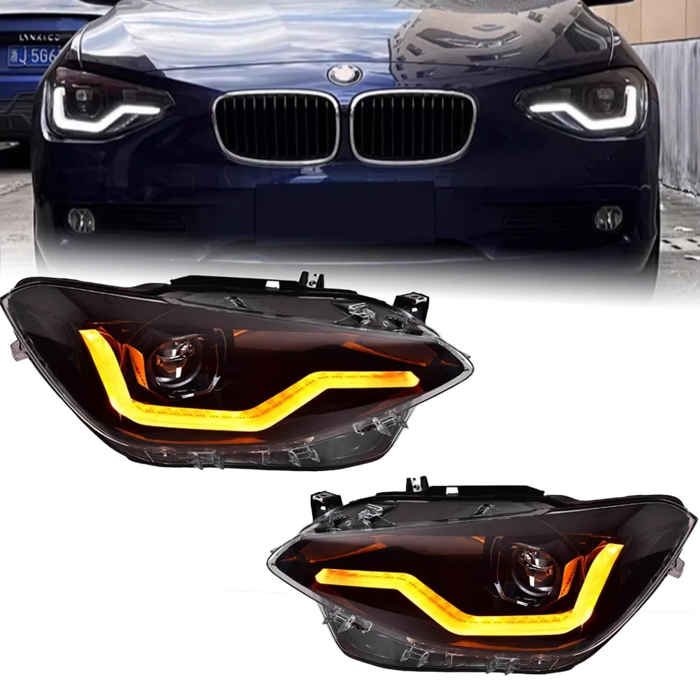 For BMW F20 1 Series 116i 118i 2012-15 LED Headlight DRL Turn