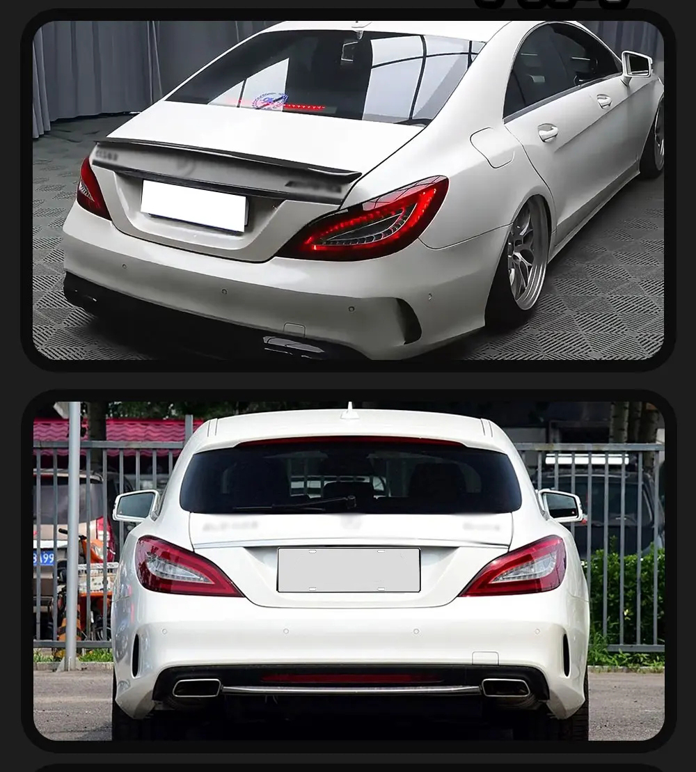 For Benz CLS W218 2012-2017 LED Tail Light Sequential Turn Signal