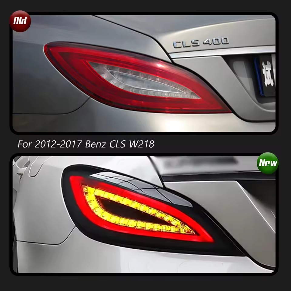 For Benz CLS W218 2012-2017 LED Projetor Lens Tail Light Daytime